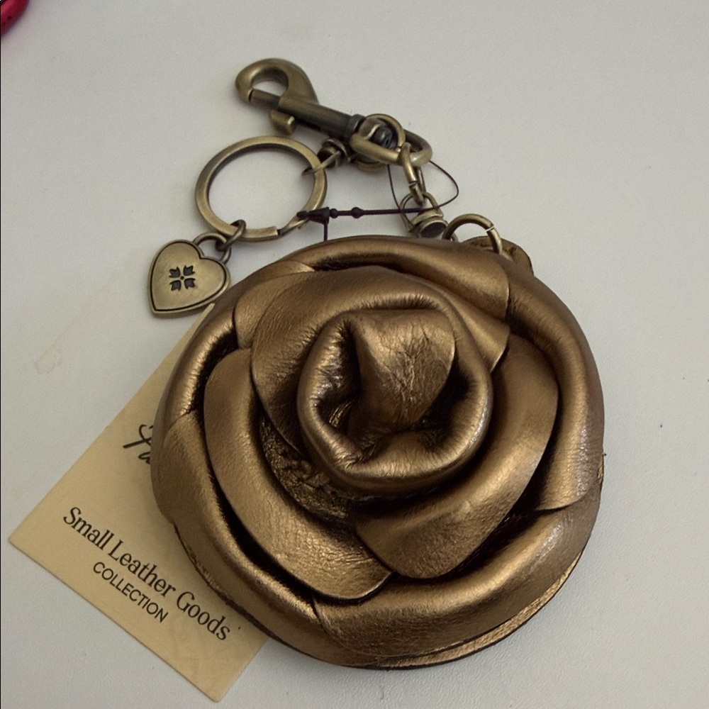 Patricia Nash Keychain/ Bag Charm & Mirror